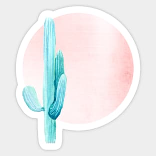 Rose Gold Cactus Sunshine II Sticker